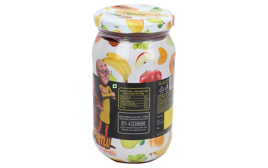Apis Fruitilicious Fruit Blast The Fruitiest Mixed Fruit Jam   Glass Jar  500 grams